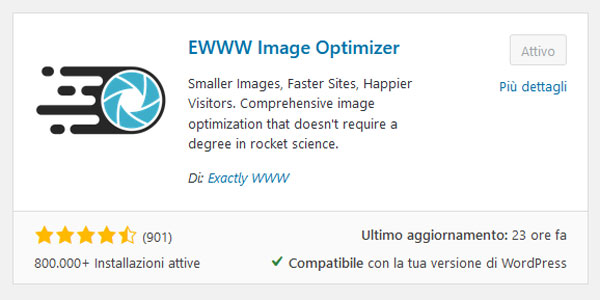 Plugin EWWW Image Optimizer